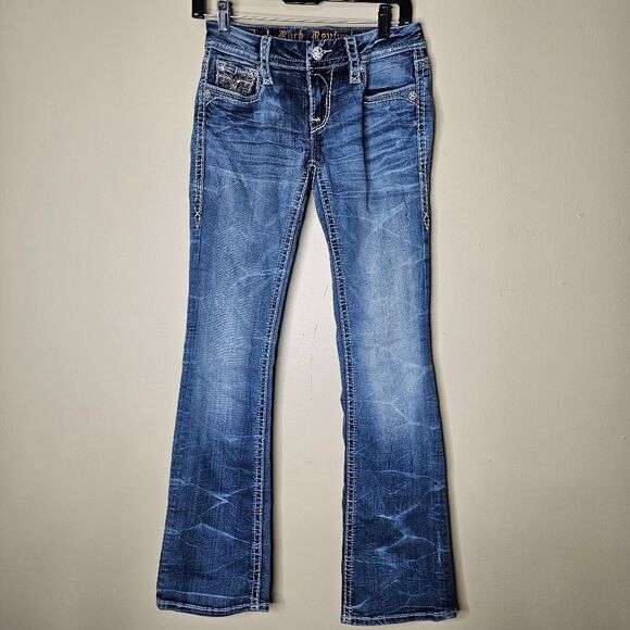 Rock Revival Denim - Rock Revival sukara boot med wash jeans size 25